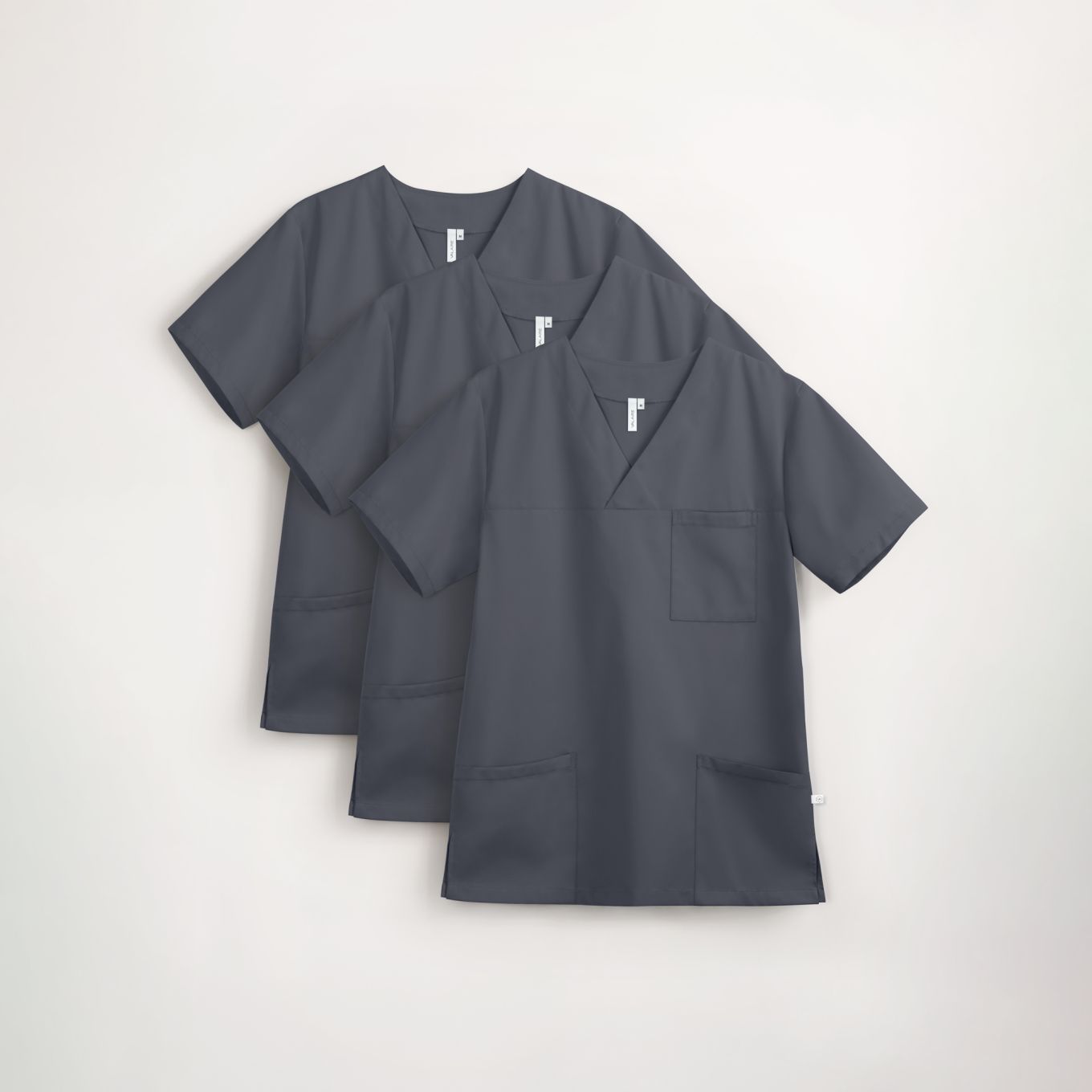3er-SET: Unisex-Kasack