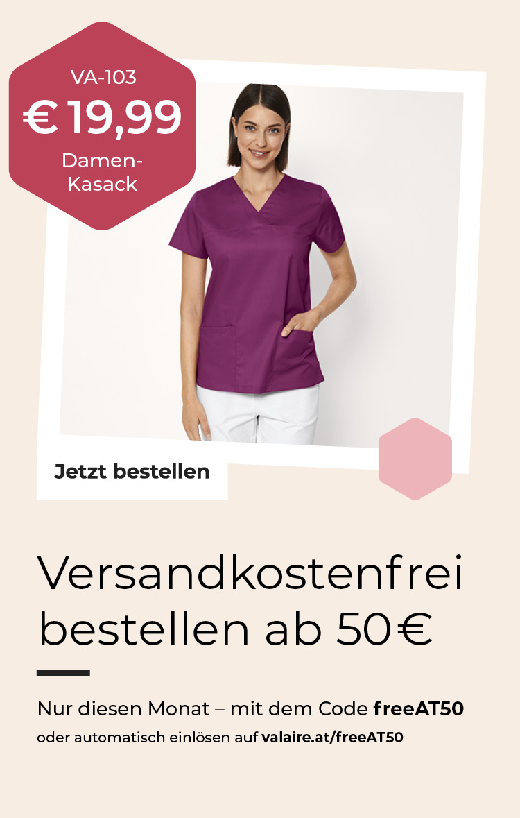 Dunkelhaarige Frau in weißem T-Shirt und dunkeltürkiser Hose die für das Valaire Produkte Damen Komfortbund-Hose VA-107 zum Knnenlernpreis wirbt