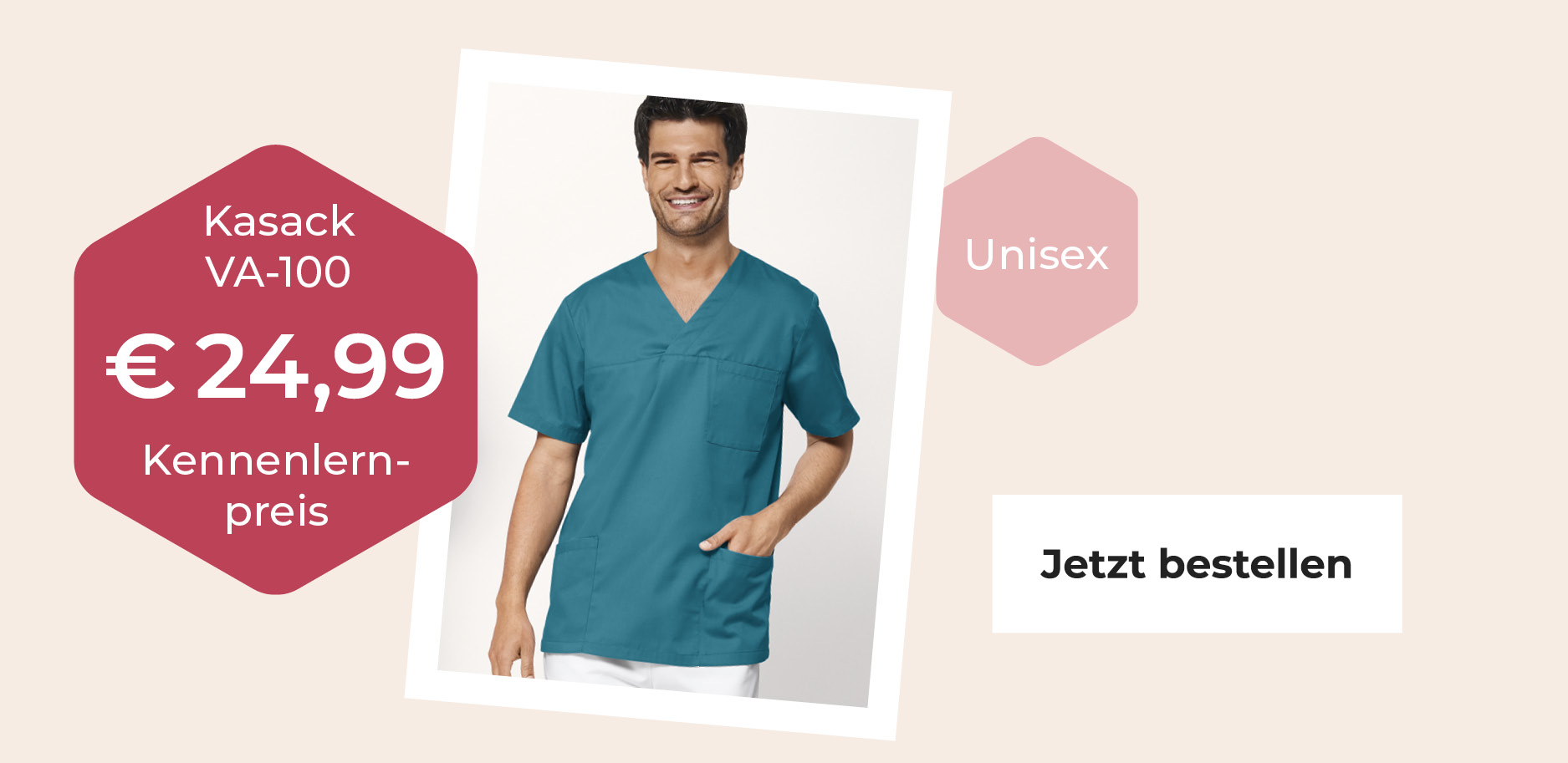 Unisex Kasack VA-100 versandkostenfrei ab 50 € mit free50